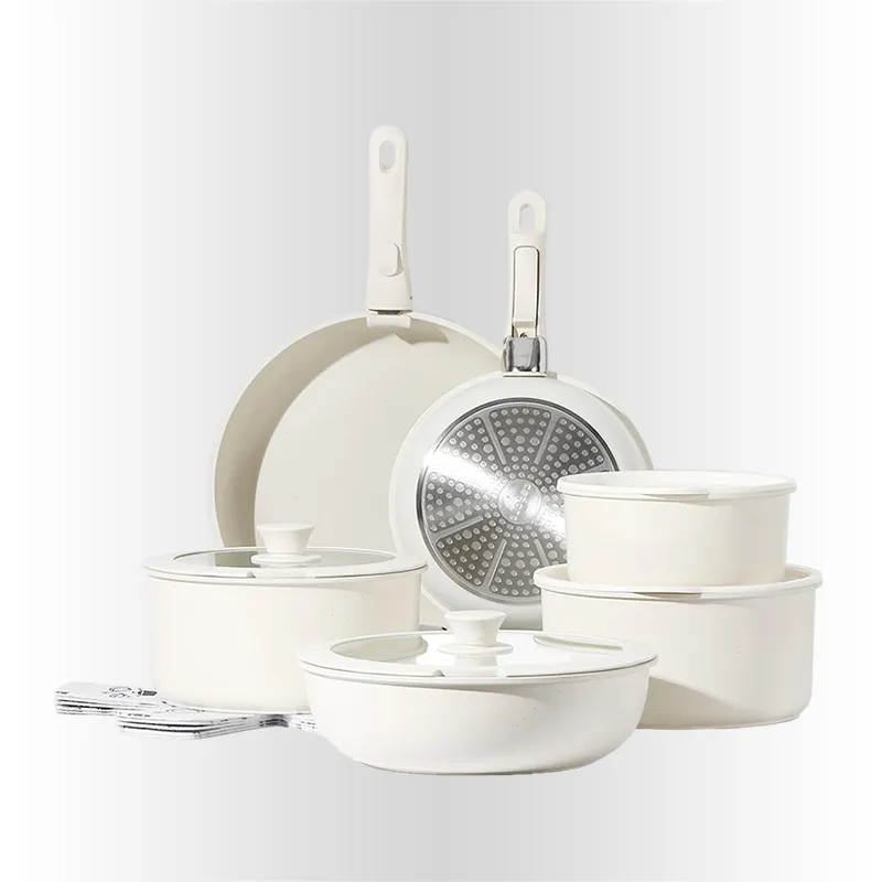 Edénykészlet levehető fogantyúval